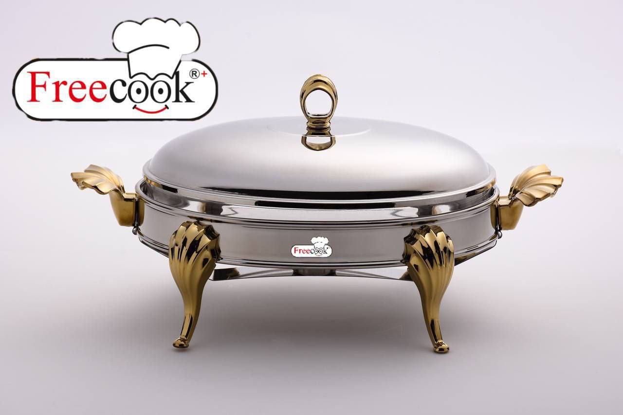 سوفله خوری بیضی کوچک رویال طلایی-0691